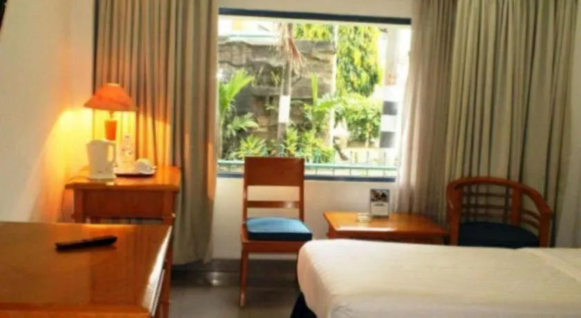 Bed in Hotel Marcopolo