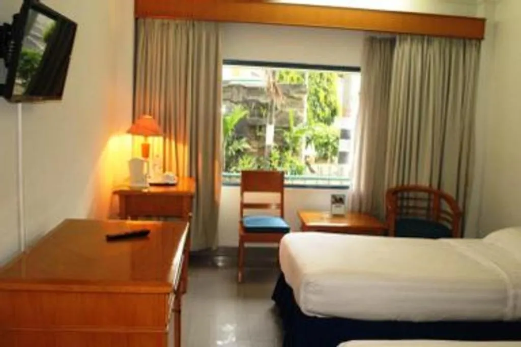 Bed in Hotel Marcopolo