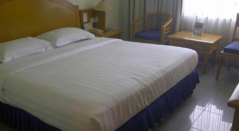 Bed in Hotel Marcopolo