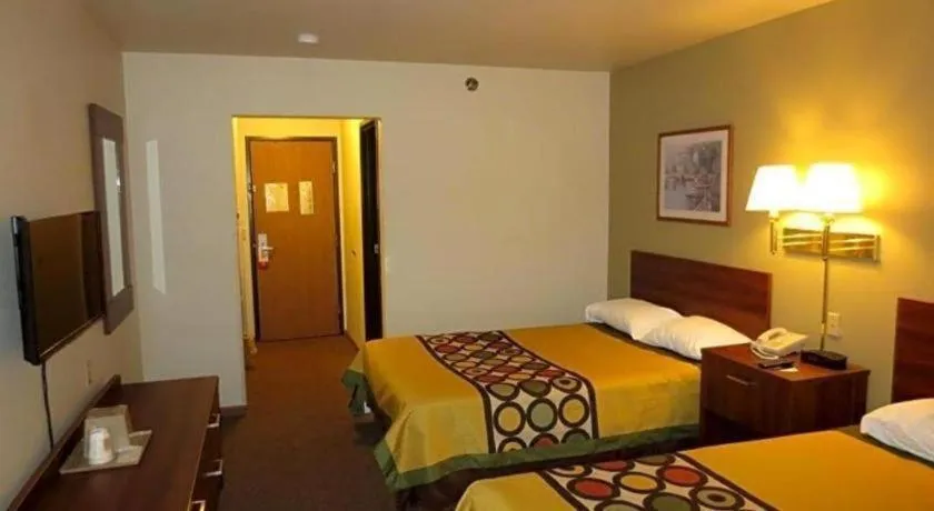 Bed in Americas Best Value Inn Missouri Valley