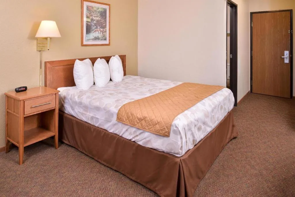 Bed in Americas Best Value Inn Missouri Valley