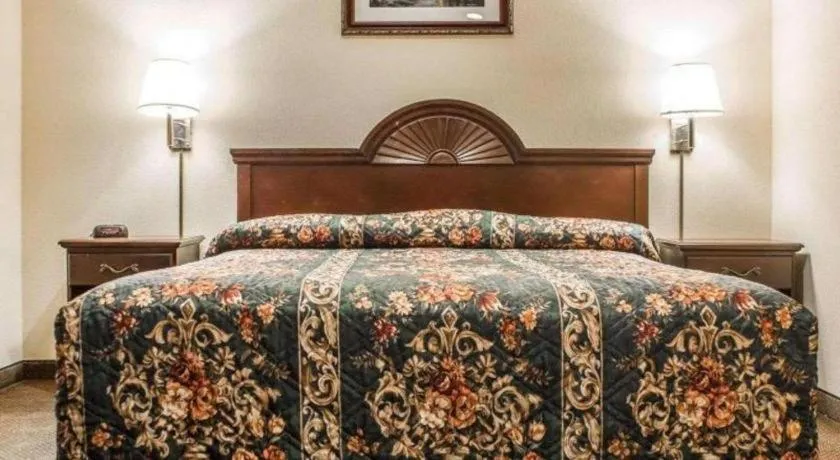 Bed in Econo Lodge Inn & Suites North Syracuse Airport