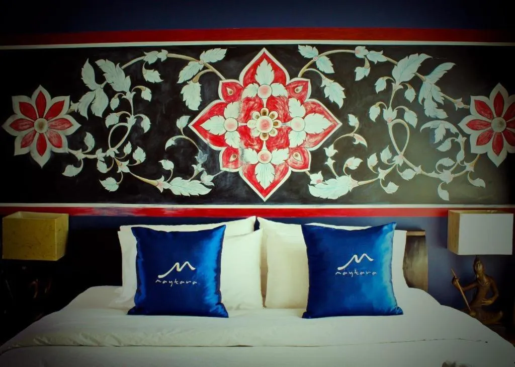 Bed in Maytara Hotel