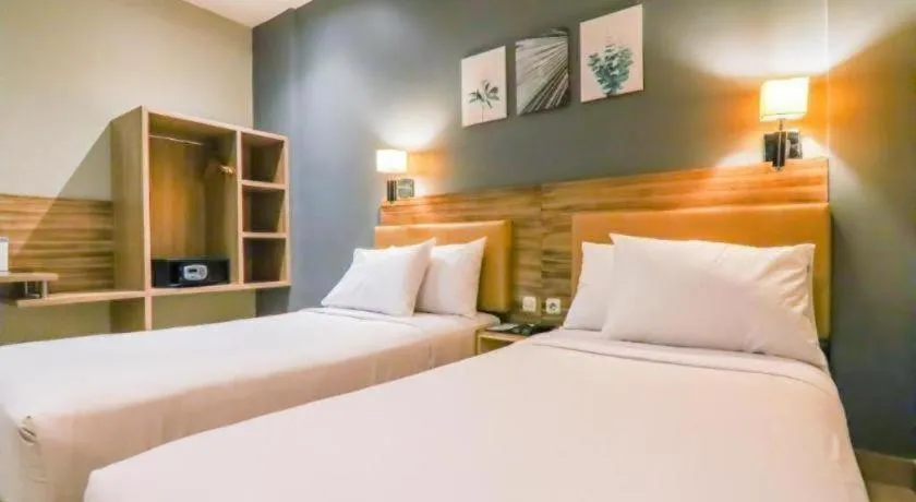 Bed in U Stay Hotel Mangga Besar