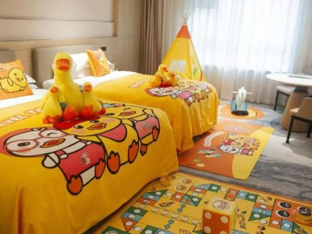 Bed in Zhangjiagang Guomao Hotel