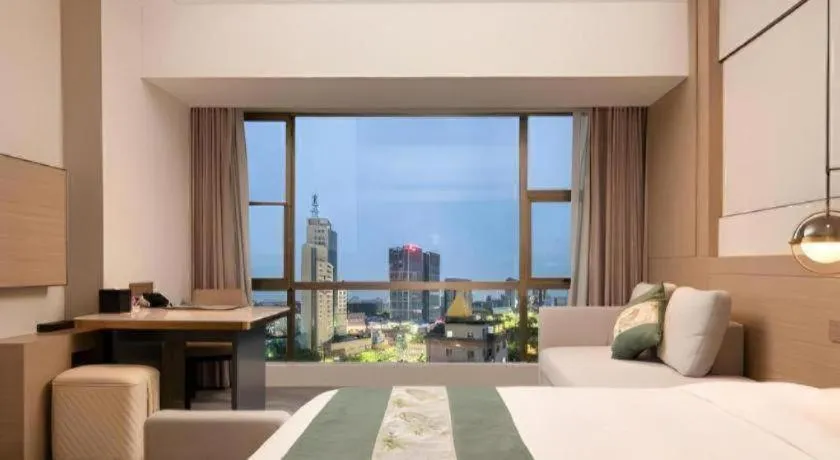 Bed in Zhangjiagang Guomao Hotel