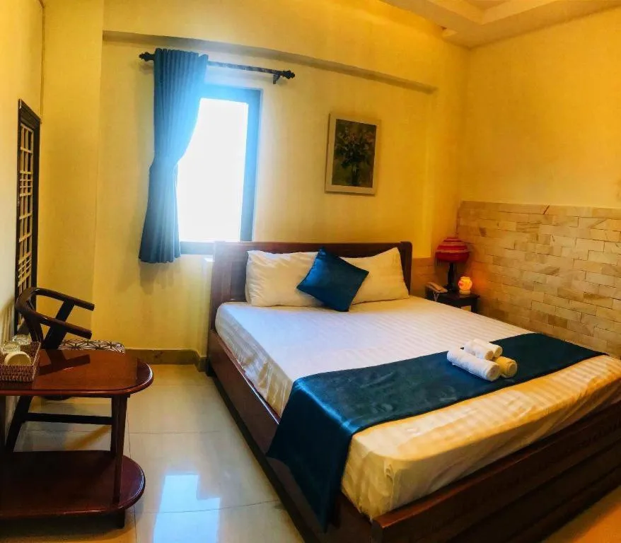 Bed in Whale Ocean View Hotel