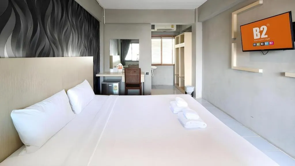 Bed in B2 Lanna Boutique & Budget Hotel