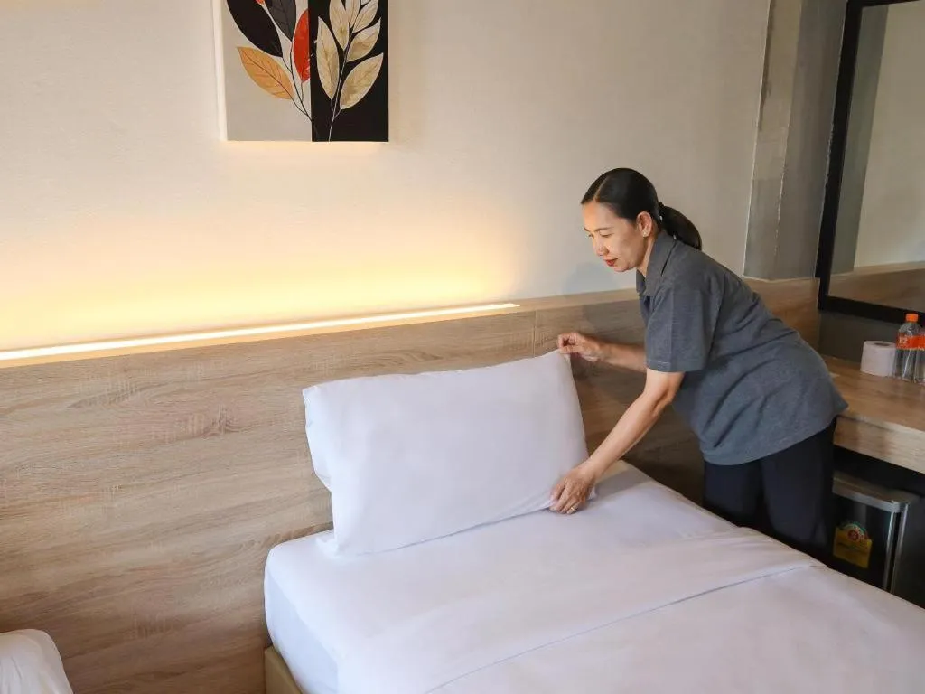 Bed in B2 Lanna Boutique & Budget Hotel