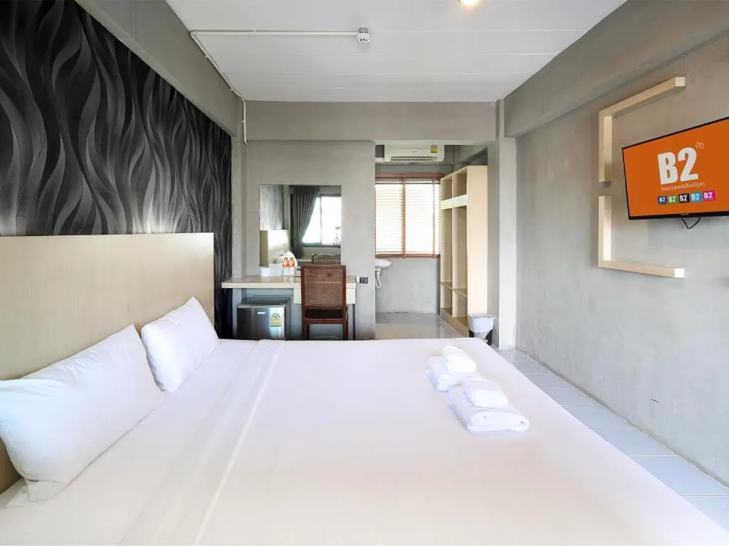 Bed in B2 Lanna Boutique & Budget Hotel