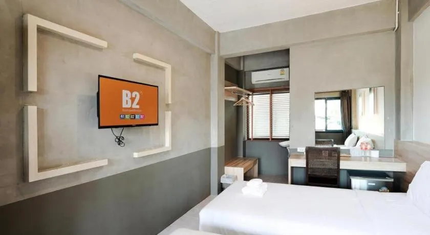 Bed in B2 Lanna Boutique & Budget Hotel