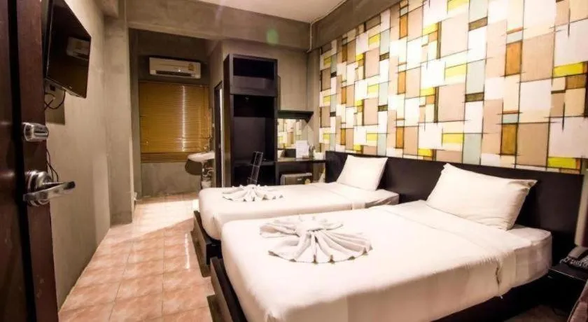 Bed in B2 Lanna Boutique & Budget Hotel