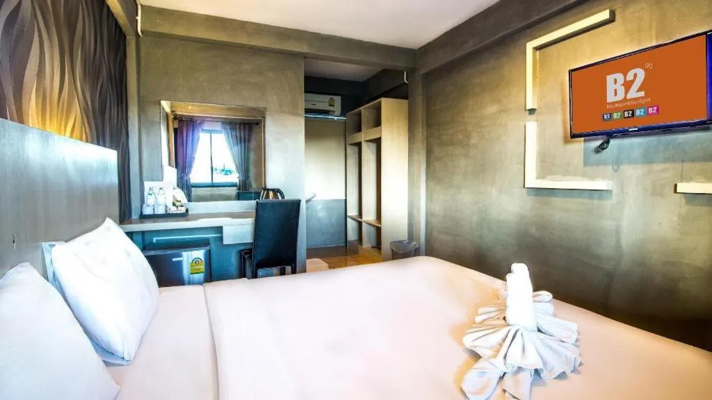 Bed in B2 Lanna Boutique & Budget Hotel