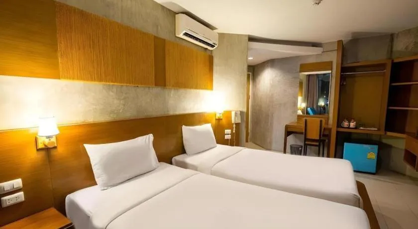 Bed in B2 Jomtien Pattaya Boutique & Budget Hotel