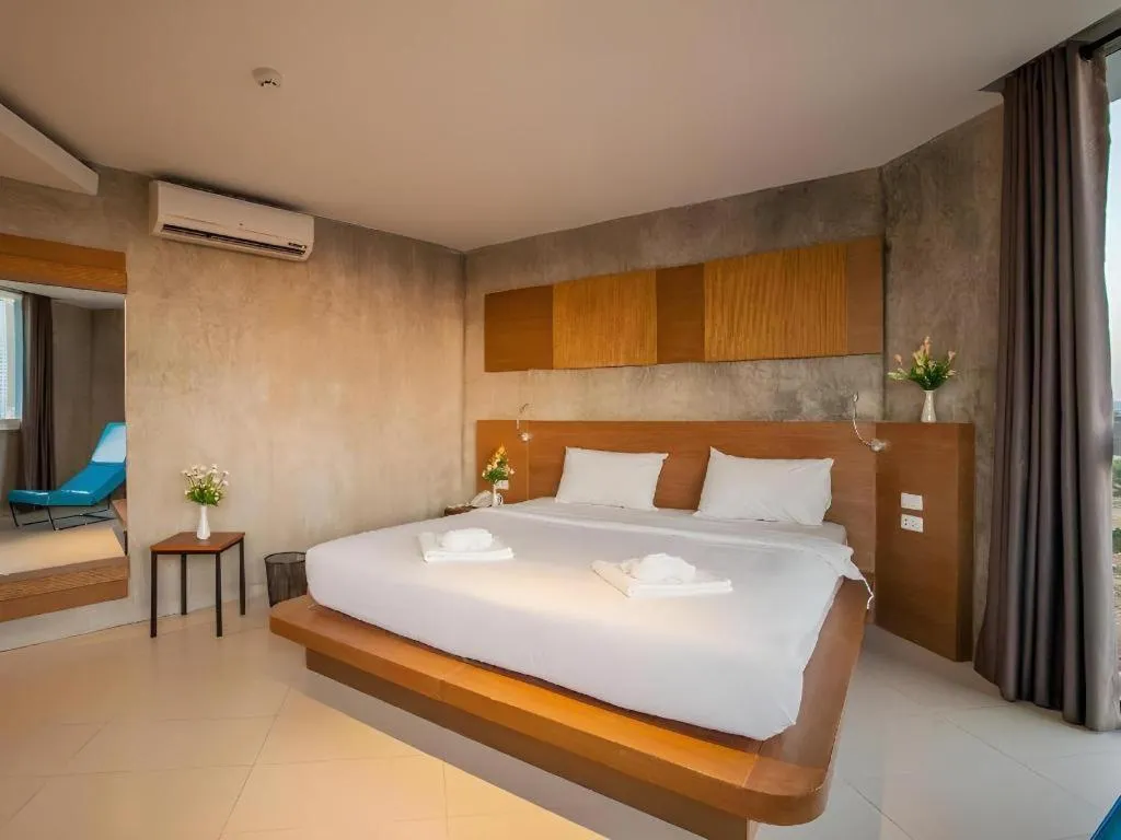 Bed in B2 Jomtien Pattaya Boutique & Budget Hotel
