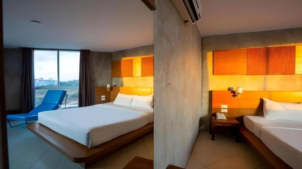 Bed in B2 Jomtien Pattaya Boutique & Budget Hotel