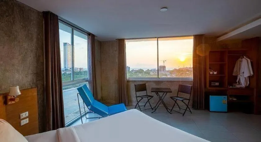 Bed in B2 Jomtien Pattaya Boutique & Budget Hotel