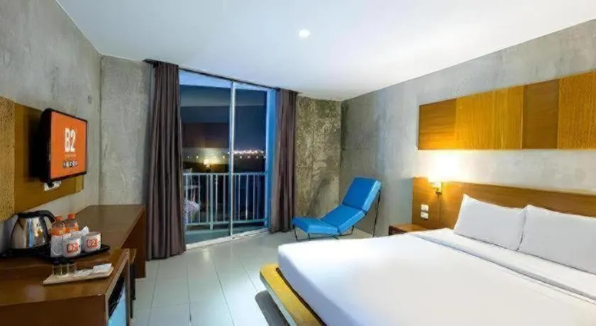 Bed in B2 Jomtien Pattaya Boutique & Budget Hotel