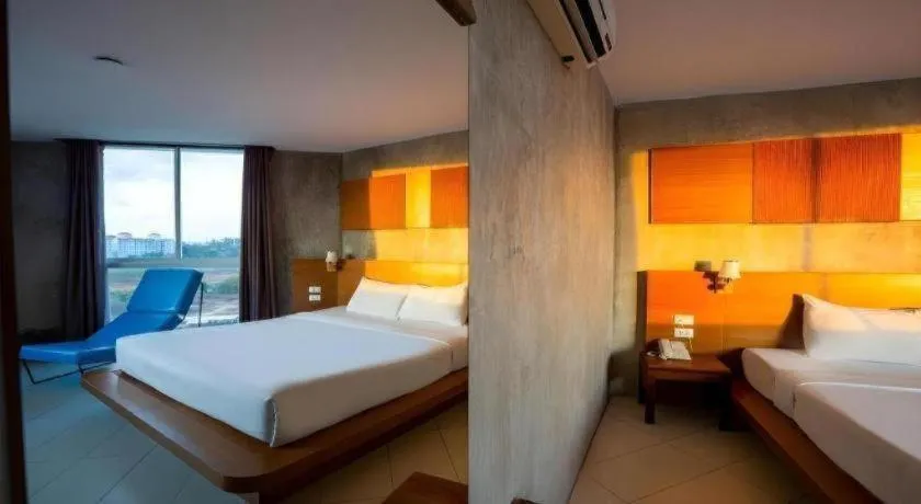 Bed in B2 Jomtien Pattaya Boutique & Budget Hotel