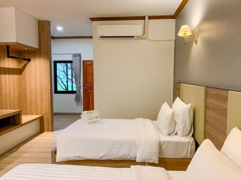 Bed in Siam River Resort