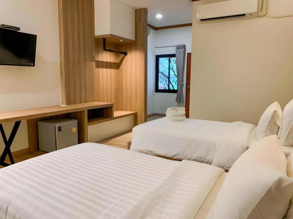 Bed in Siam River Resort