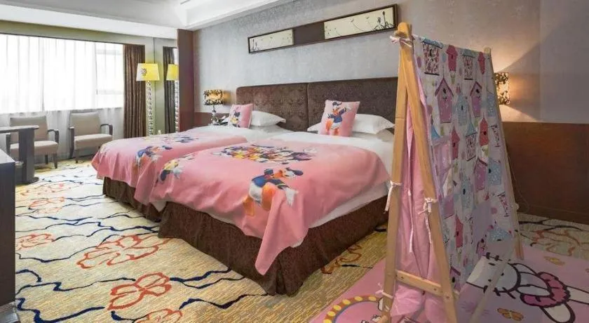 Bed in Eurasia International Hotel