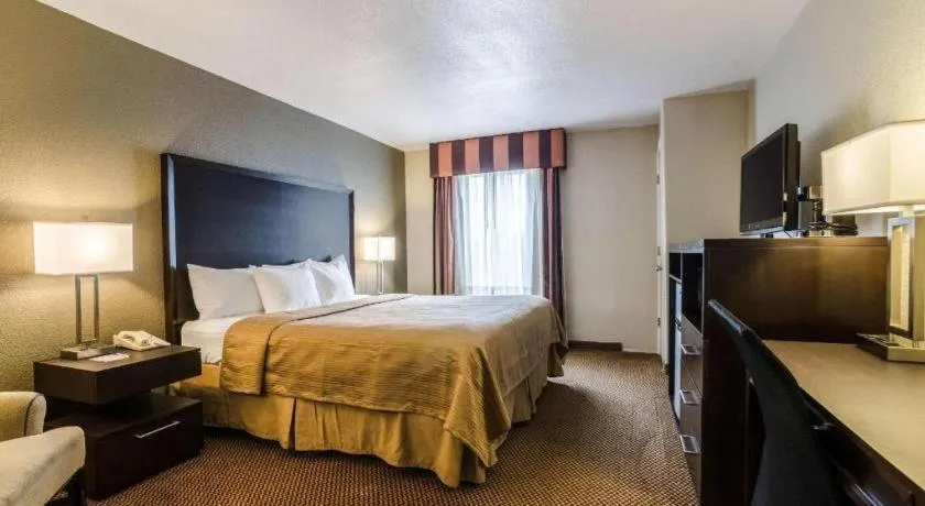 Bed in Quality Inn & Suites