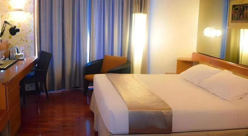 Bed in KLUB BUNGA THEME PARK HOTEL