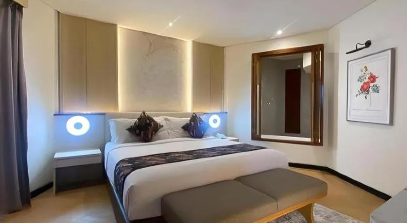 Bed in KLUB BUNGA THEME PARK HOTEL