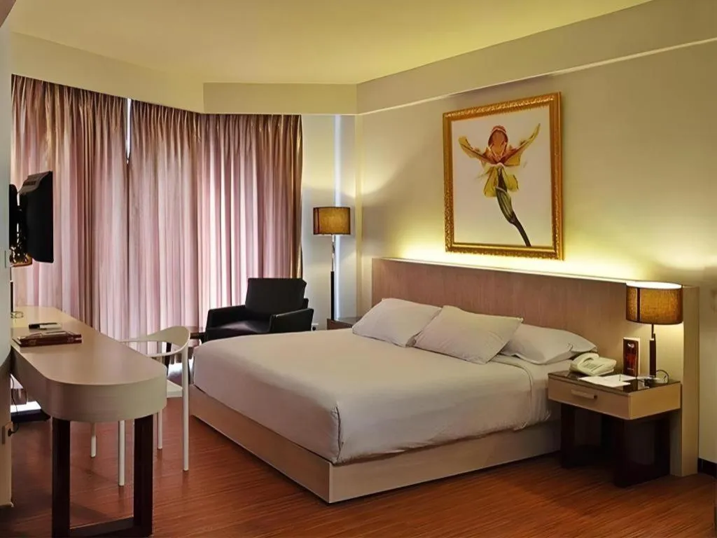 Bed in KLUB BUNGA THEME PARK HOTEL