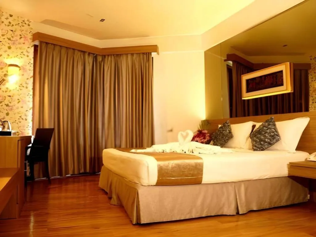 Bed in KLUB BUNGA THEME PARK HOTEL