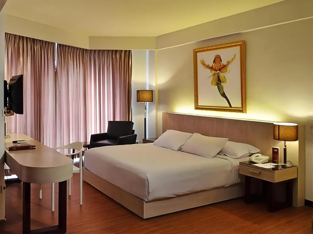 Bed in KLUB BUNGA THEME PARK HOTEL