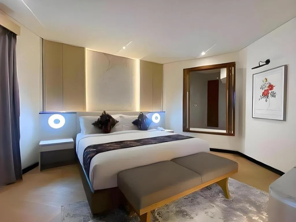 Bed in KLUB BUNGA THEME PARK HOTEL