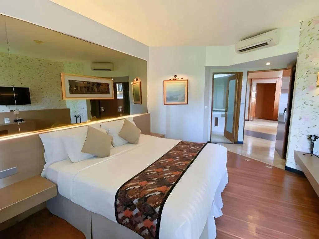 Bed in KLUB BUNGA THEME PARK HOTEL