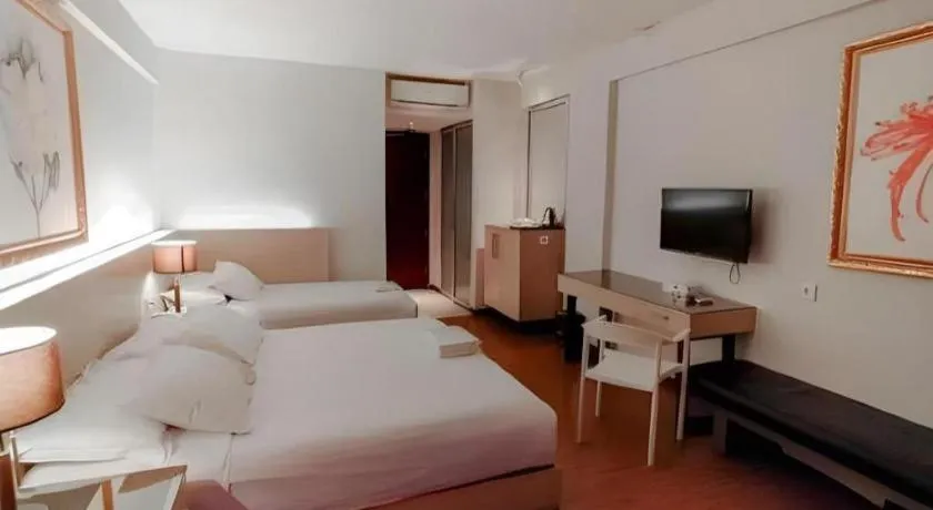 Bed in KLUB BUNGA THEME PARK HOTEL