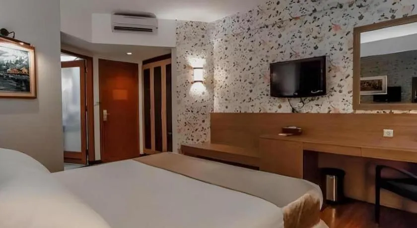 Bed in KLUB BUNGA THEME PARK HOTEL