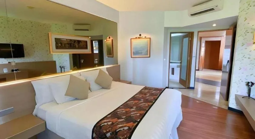 Bed in KLUB BUNGA THEME PARK HOTEL