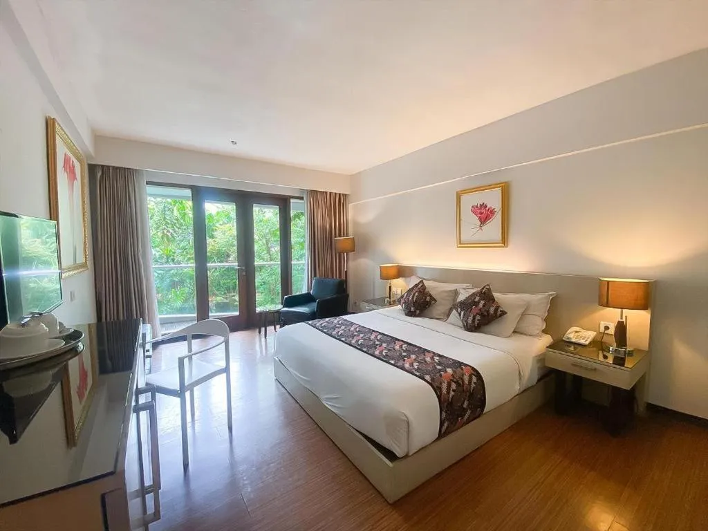 Bed in KLUB BUNGA THEME PARK HOTEL