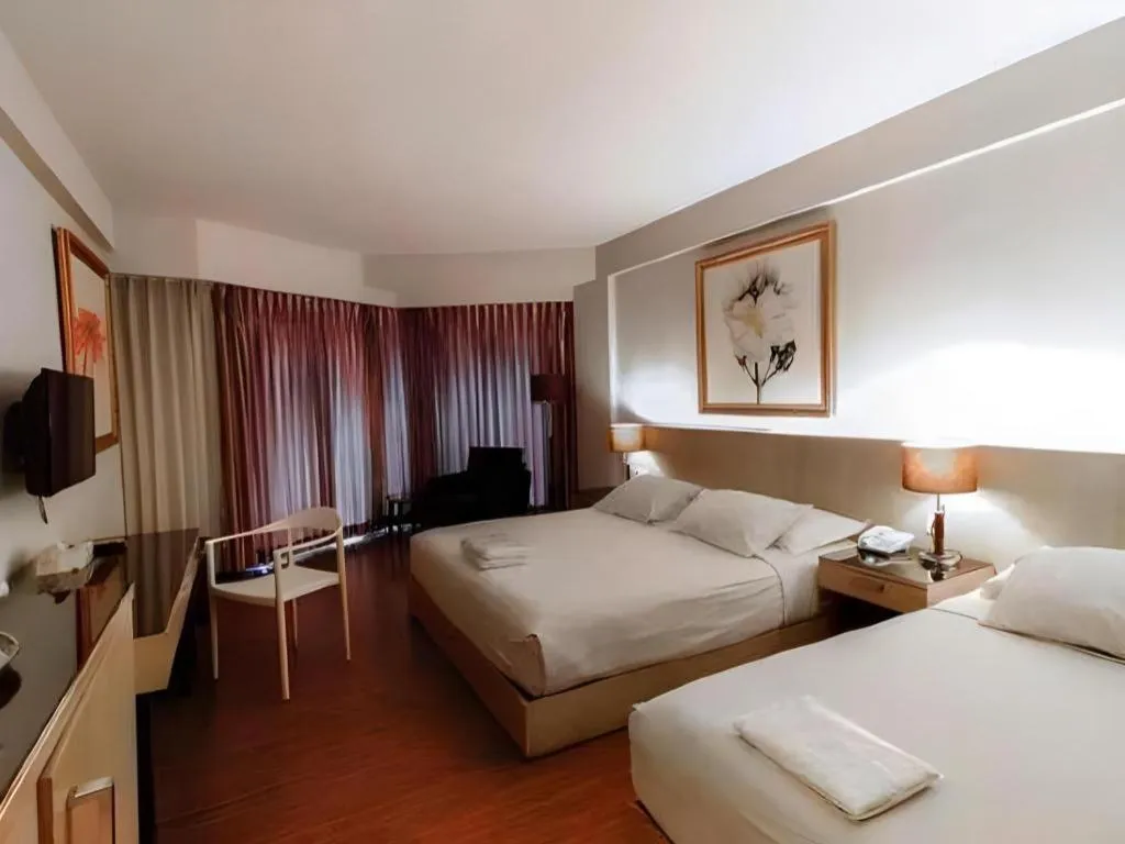 Bed in KLUB BUNGA THEME PARK HOTEL