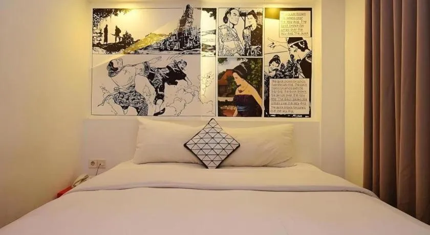 Bed in The Silk at Dago Boutique Hotel