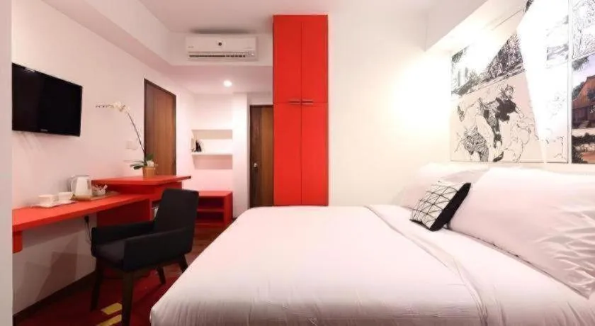 Bed in The Silk Art Design Hotel