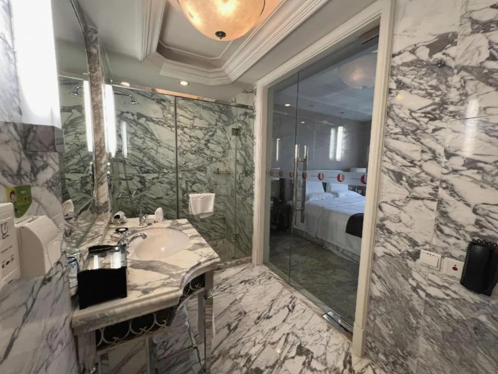 Bed in Yuncheng Jianguo Hotel