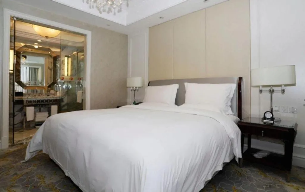 Bed in Yuncheng Jianguo Hotel