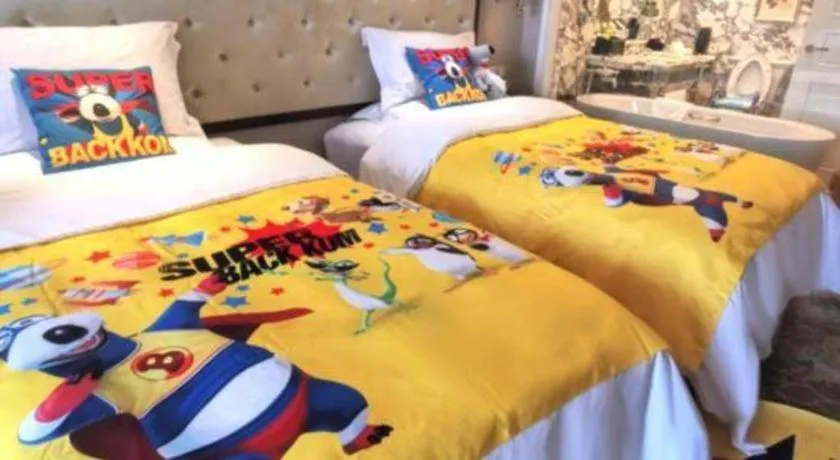 Bed in Yuncheng Jianguo Hotel