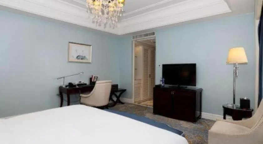 Bed in Yuncheng Jianguo Hotel