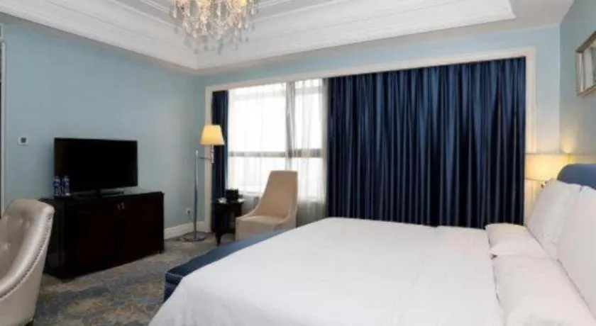 Bed in Yuncheng Jianguo Hotel