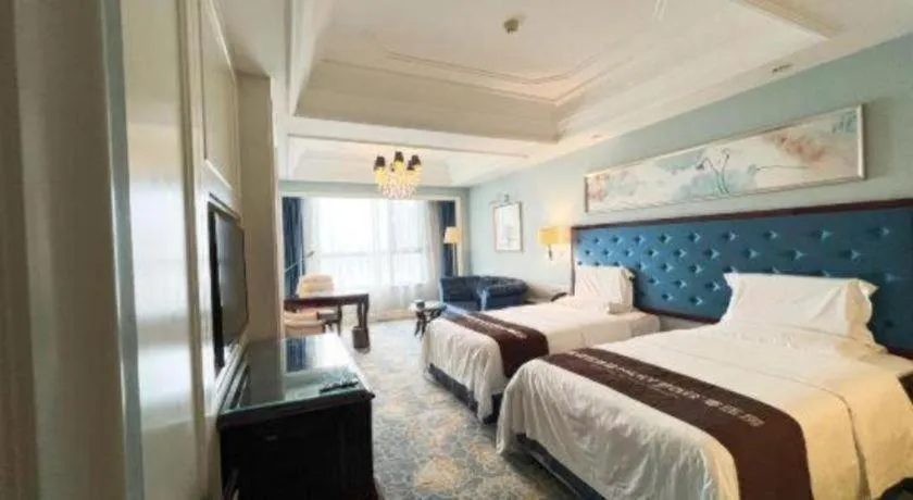 Bed in Yuncheng Jianguo Hotel