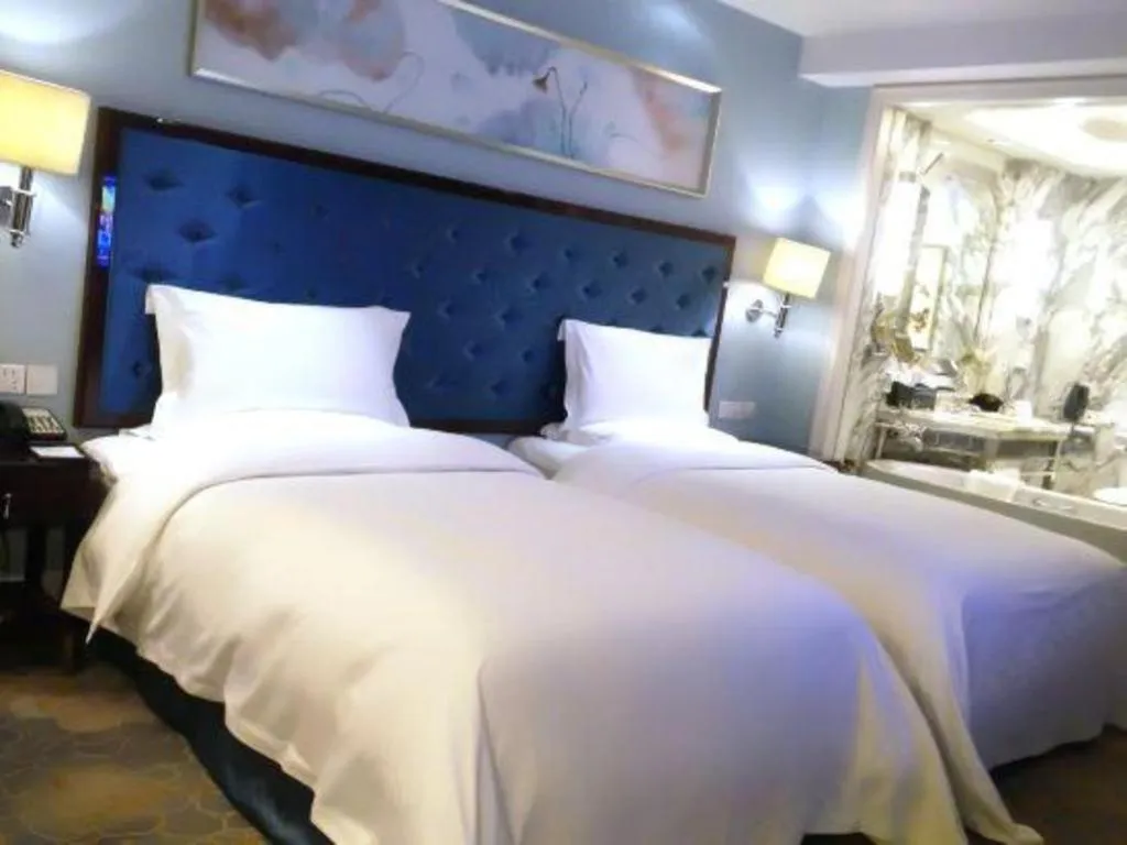 Bed in Yuncheng Jianguo Hotel