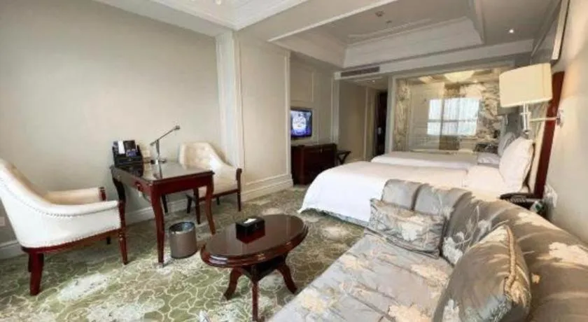 Bed in Yuncheng Jianguo Hotel