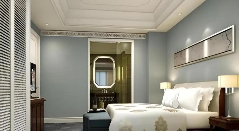 Bed in Yuncheng Jianguo Hotel